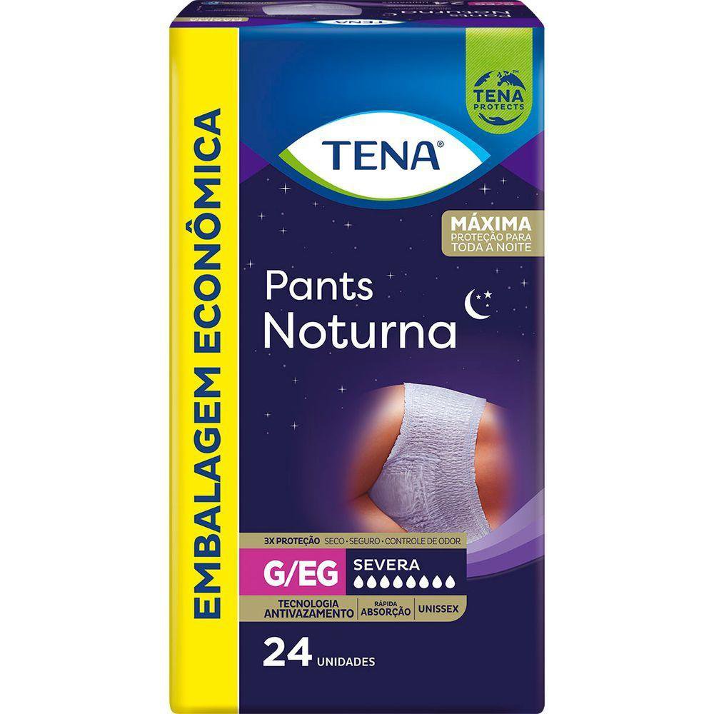 Roupa Íntima Tena Pants Noturna G/EG - 24 Unidades
