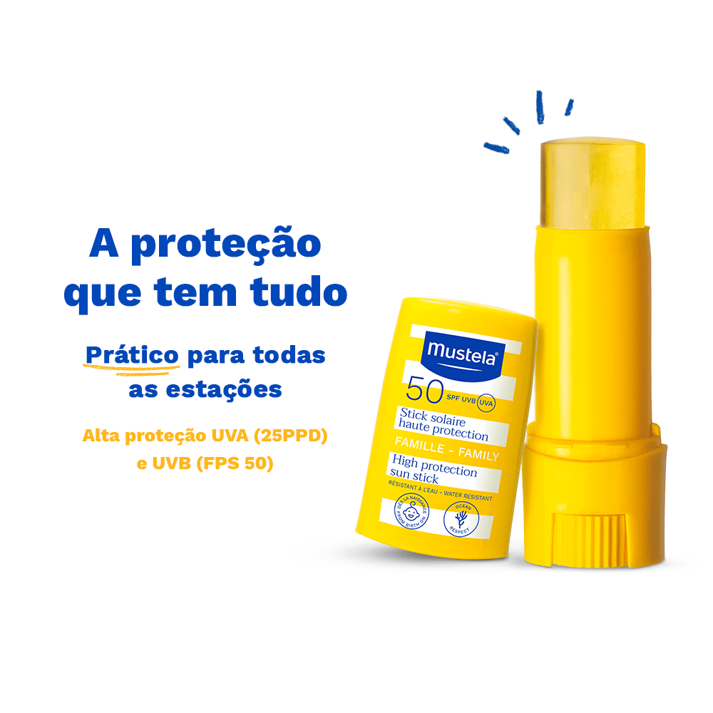 Protetor Solar Stick Fps 50 Mustela Rosto - 8g - Imagem 3