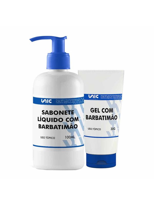 Kit Sabonete 100ml e Gel 30g com Barbatimão - Unicpharma