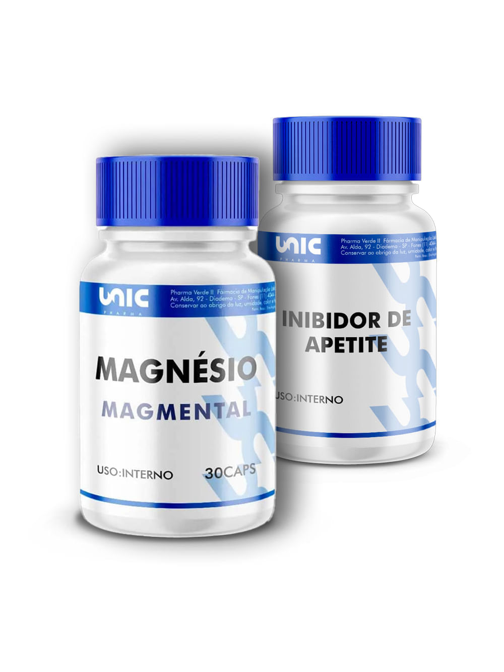 Kit Magmental + Inibidor De Apetite 90 Cápsulas - Unicpharma