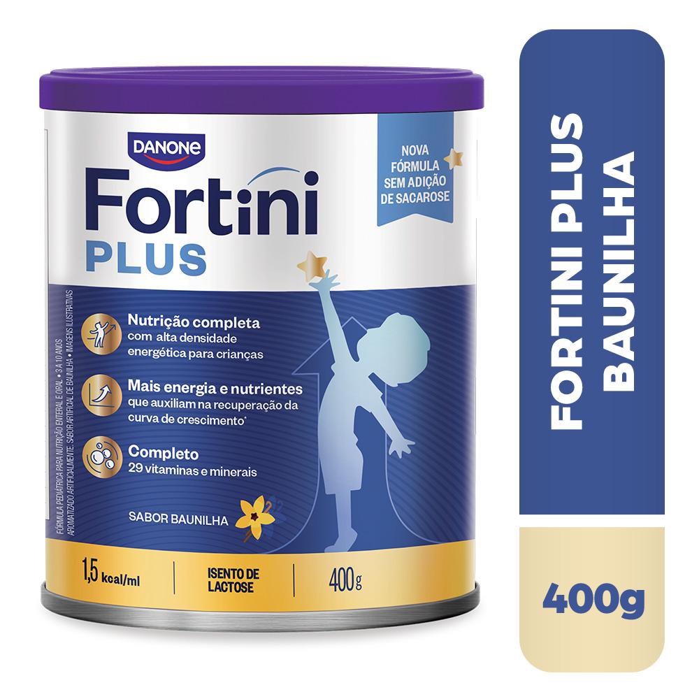 Suplemento Infantil Fortini Plus Baunilha - 400g - Imagem 2