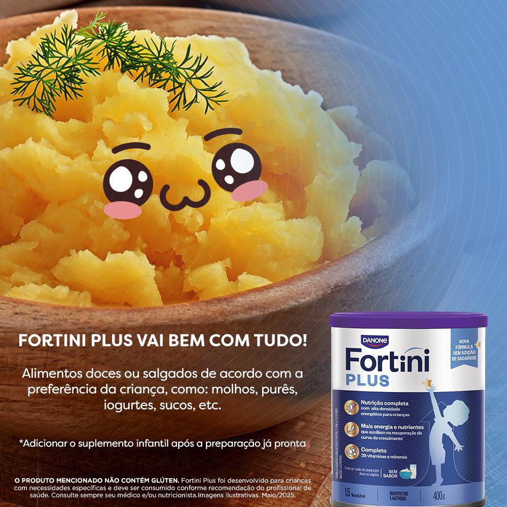 Suplemento Infantil Fortini Plus Sem Sabor - 400g - Imagem 8