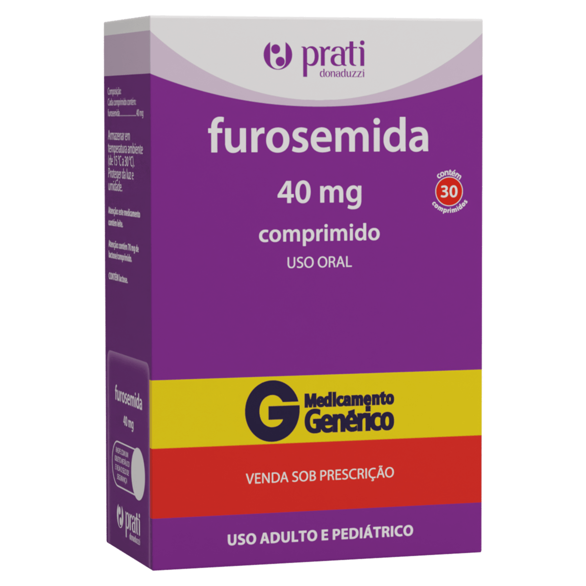 Furosemida 40Mg 30 Comprimidos - Prati-Donaduzzi