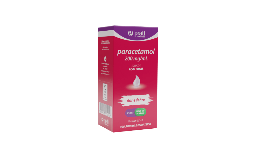 Paracetamol 200Mg/Ml Gotas 15Ml - Prati Donaduzzi