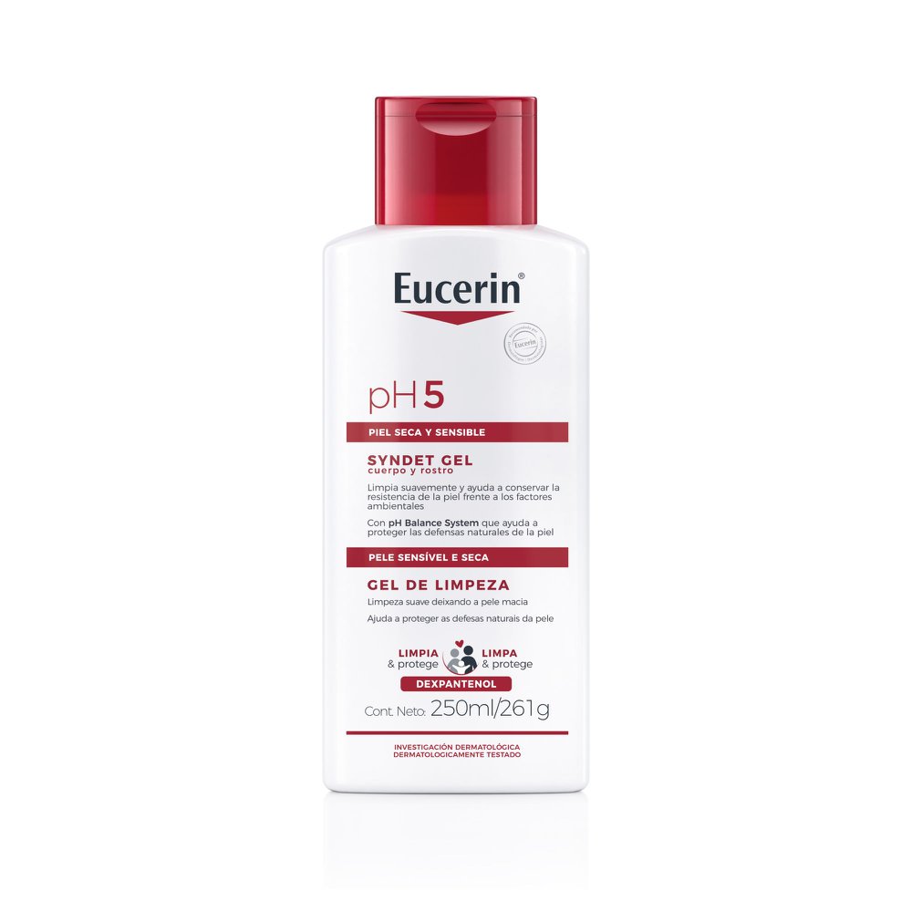 Gel de Limpeza Corporal pH5 250ml Eucerin para pele sensível