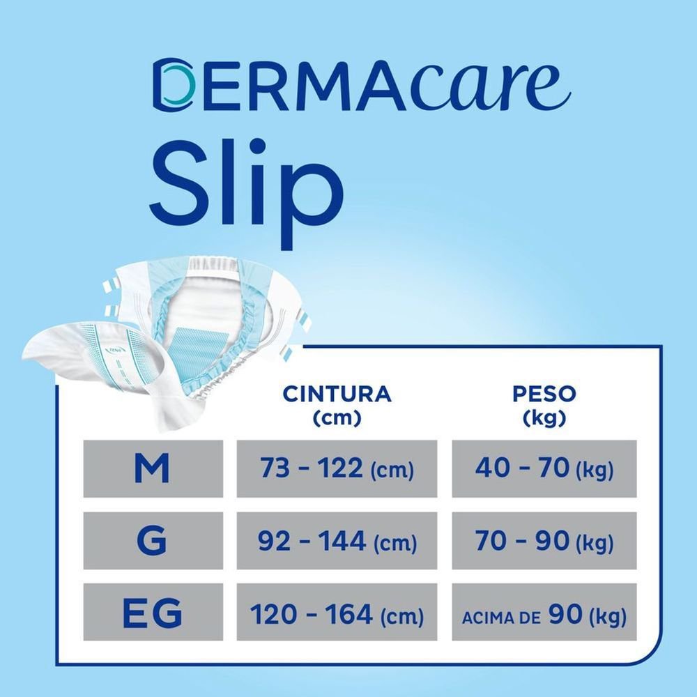 Fralda Geriátrica Tena Slip Dermacare G - 16 Unidades - Imagem 6