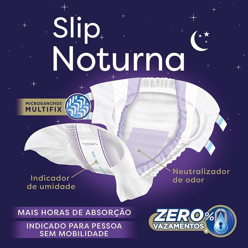 Fralda Geriátrica Tena Slip Noturna G - 16 Unidades - Imagem 2