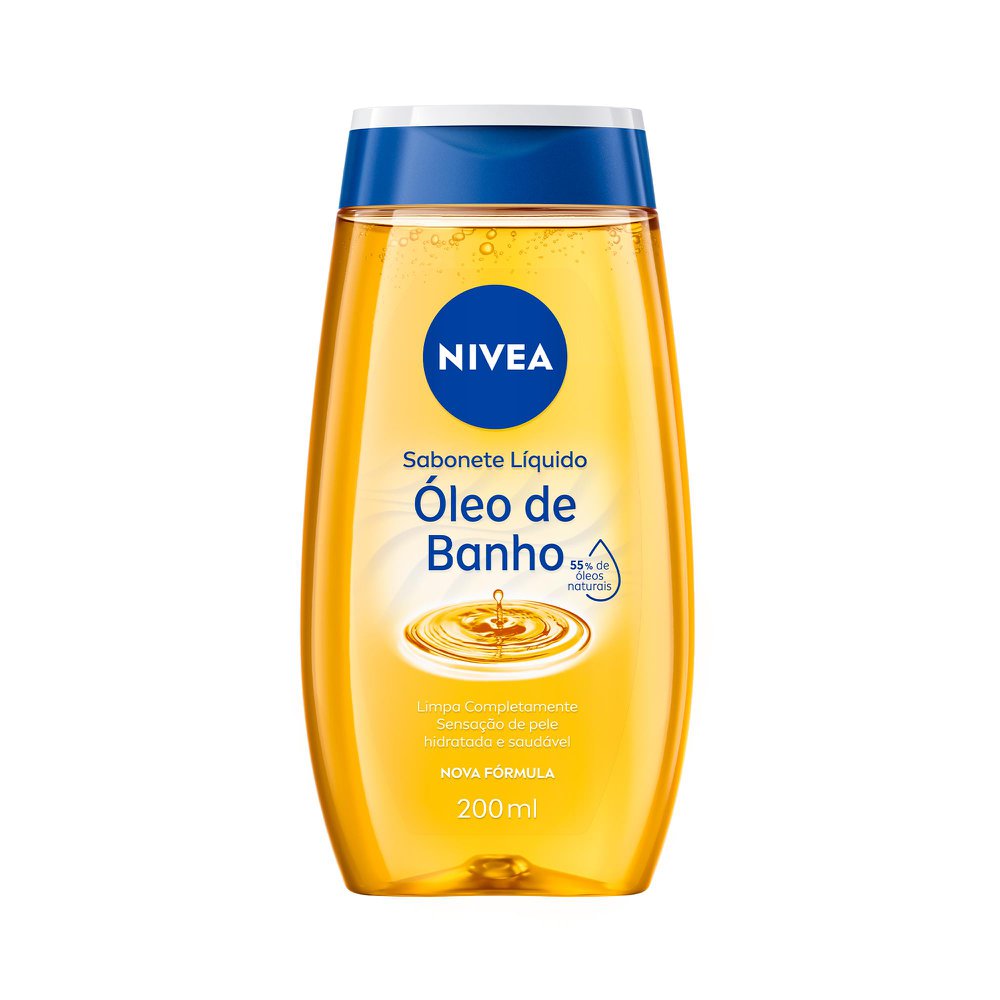 Sabonete Líquido Corporal Nivea Óleo de Banho - 200ml