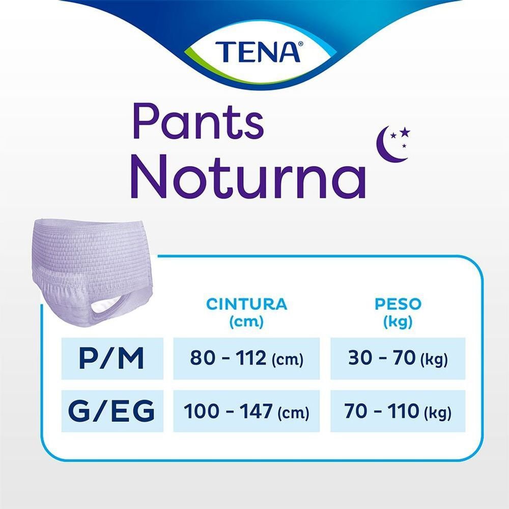 Roupa Íntima Tena Pants Noturna G/EG - 16 Unidades - Imagem 3