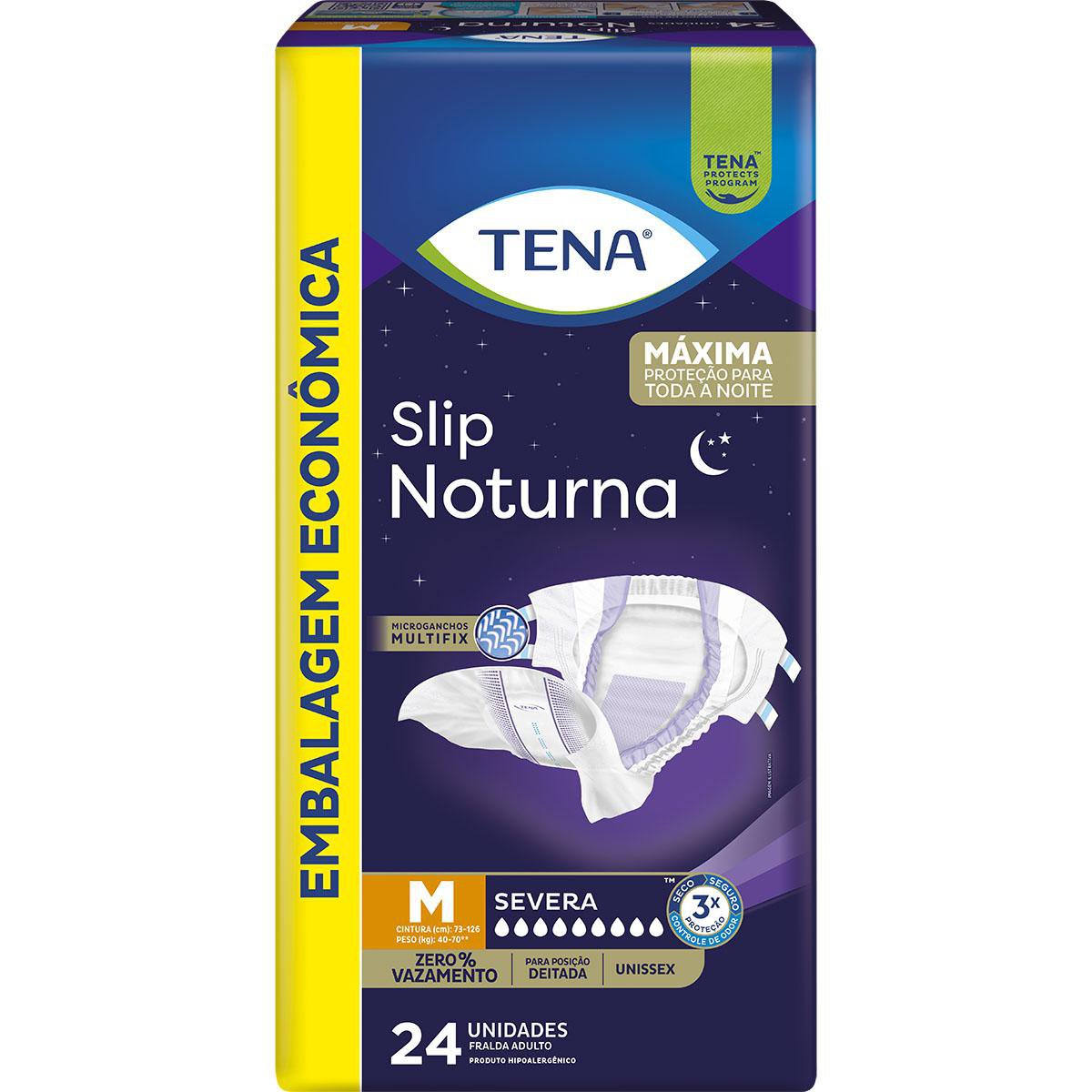 Fralda Geriátrica Tena Slip Noturno M - 24 Unidades - Imagem 2