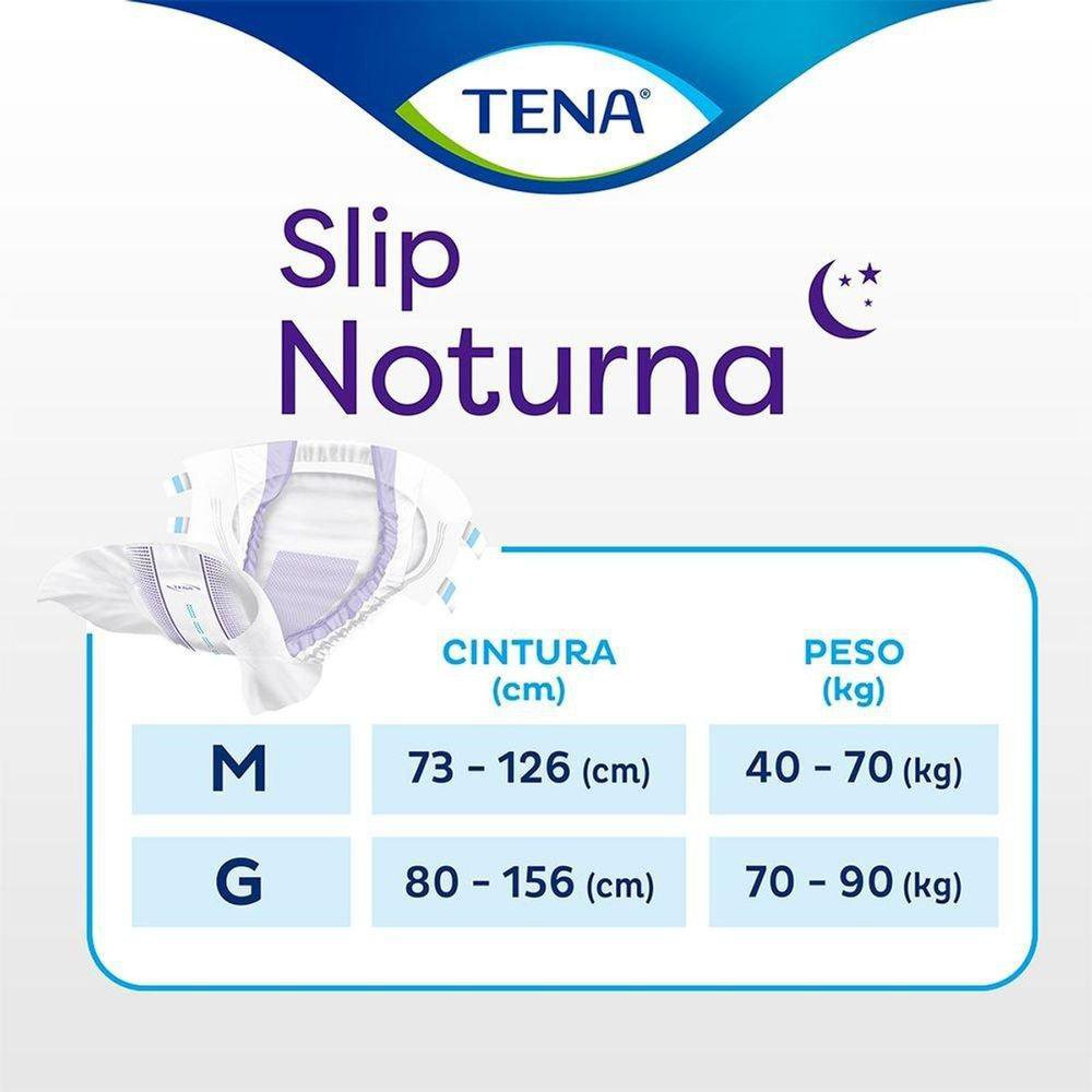 Fralda Geriátrica Tena Slip Noturno M - 24 Unidades - Imagem 4