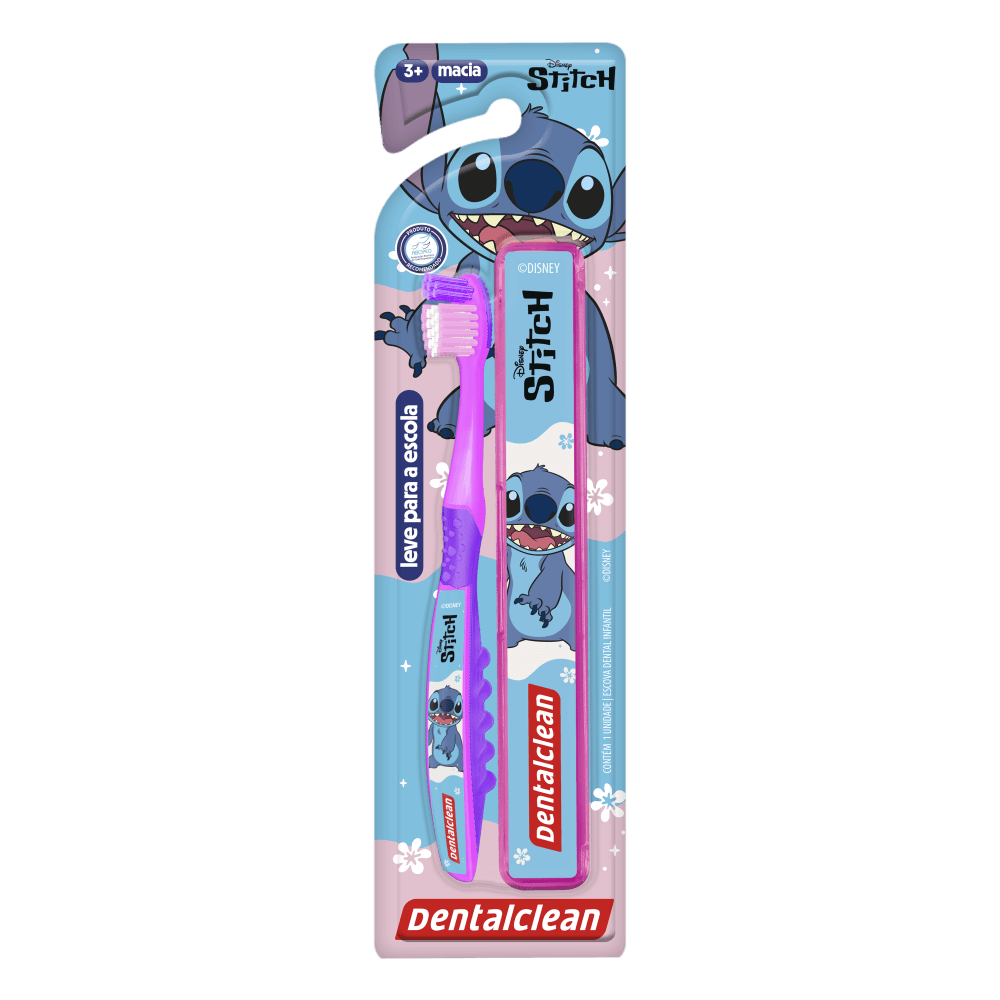 Escova Dental Infantil Macia Stitch Dentalclean - Imagem 2