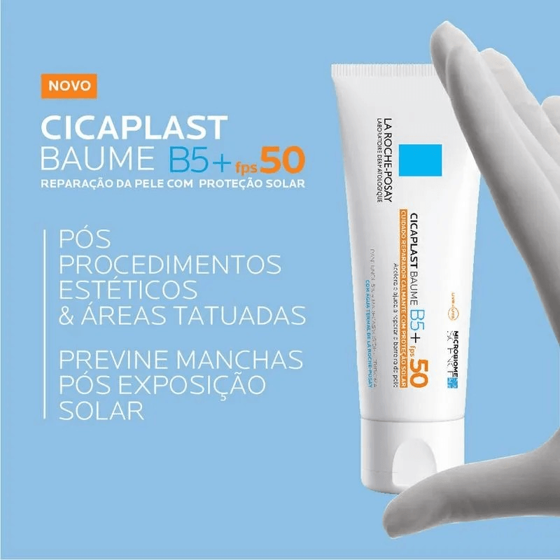 Creme Cicaplast Baume B5+ Cuidado Reparador Calmante FPS50 - 40ml - Imagem 4