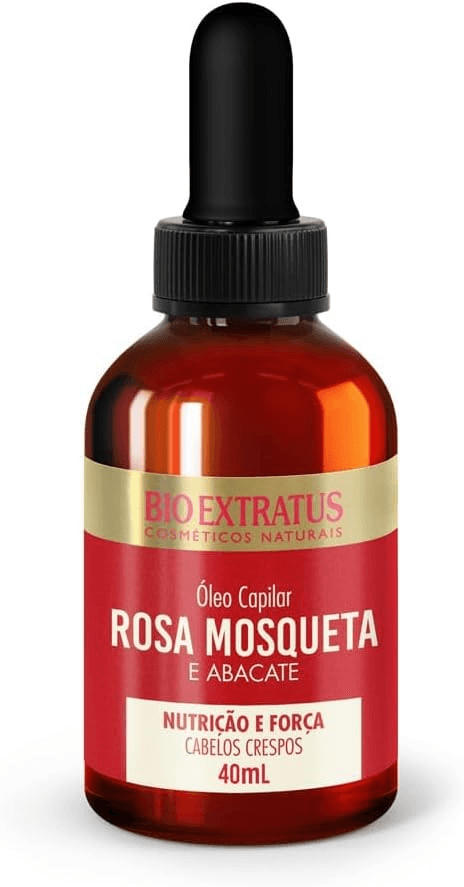 Óleo Capilar Bio Extratus Rosa Mosqueta Cabelos Crespos - 40ml