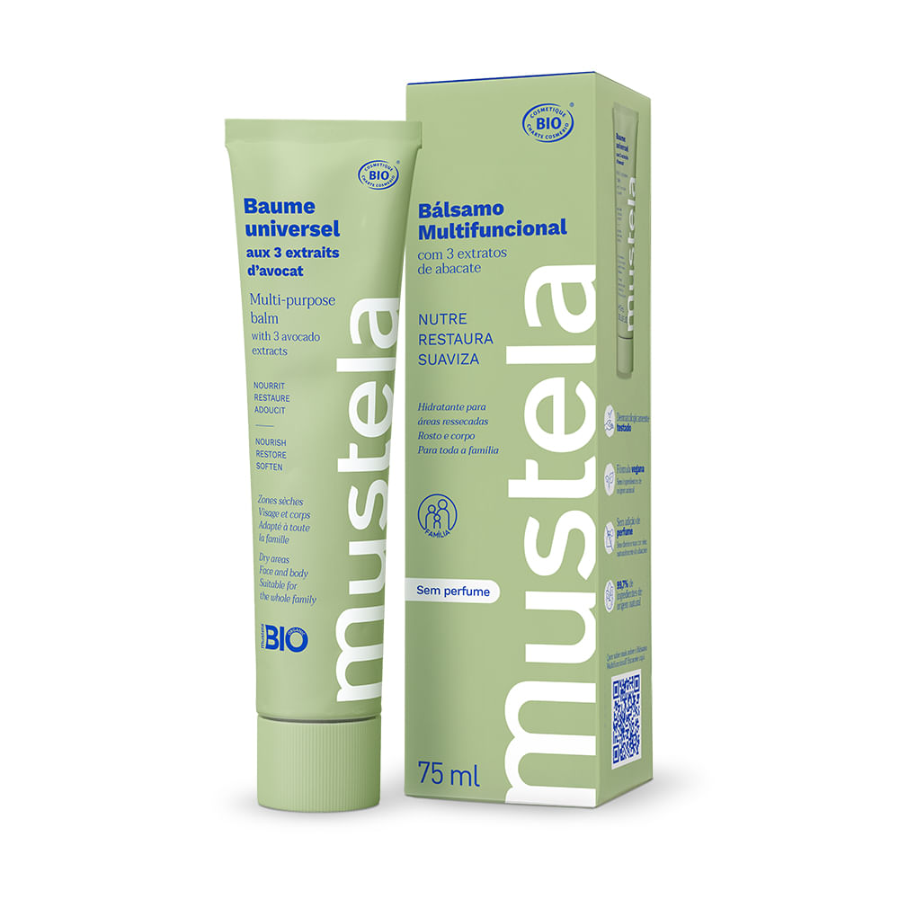 Bálsamo Multifuncional Mustela Hidratante - 75 ml
