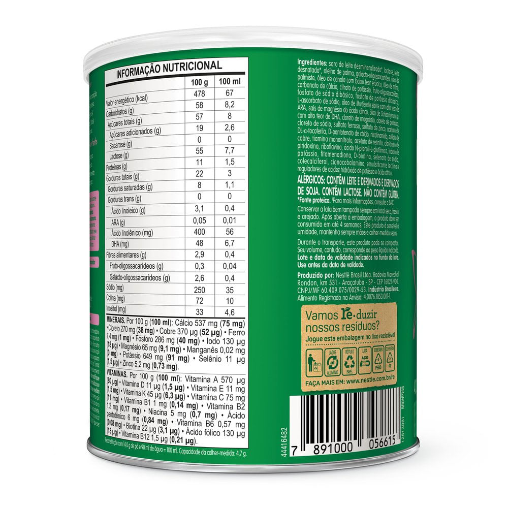 Fórmula Infantil Nestogeno 6 a 12 meses - 400g - Imagem 3