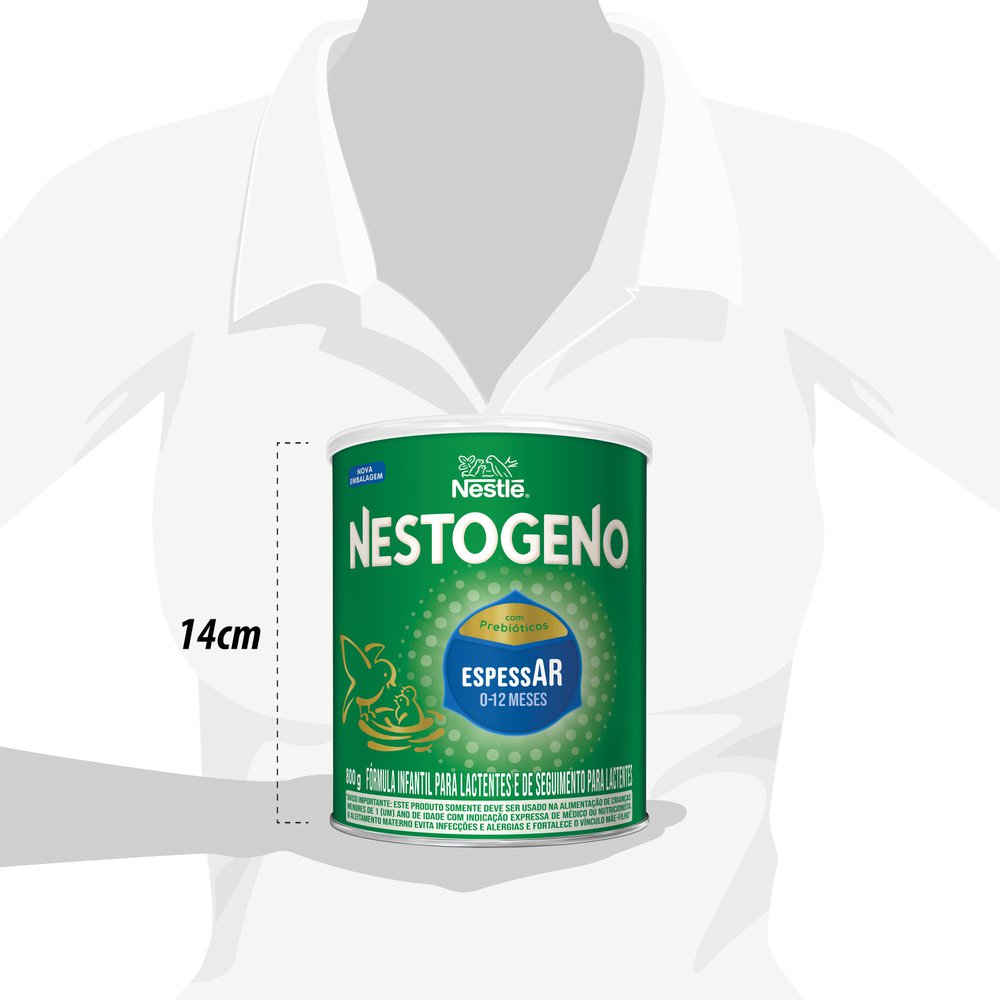 Fórmula Infantil para Lactentes Nestogeno Espessar Lata 800g - Imagem 3
