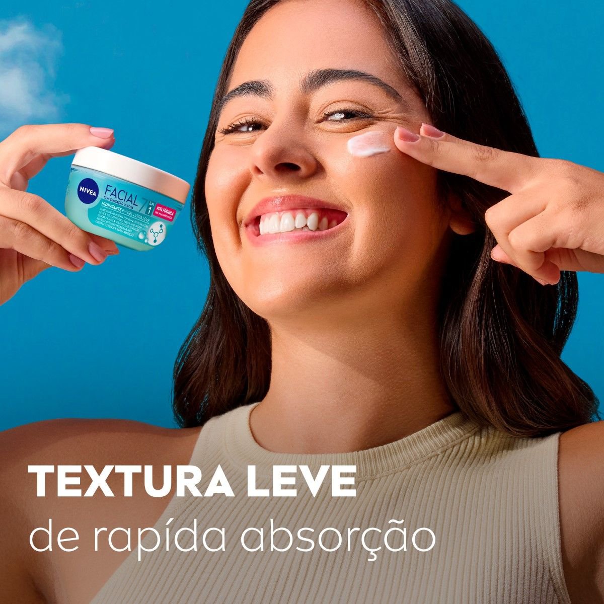 NIVEA Hidratante Facial em Gel Ultraleve 7 em 1 - 100g - Imagem 8