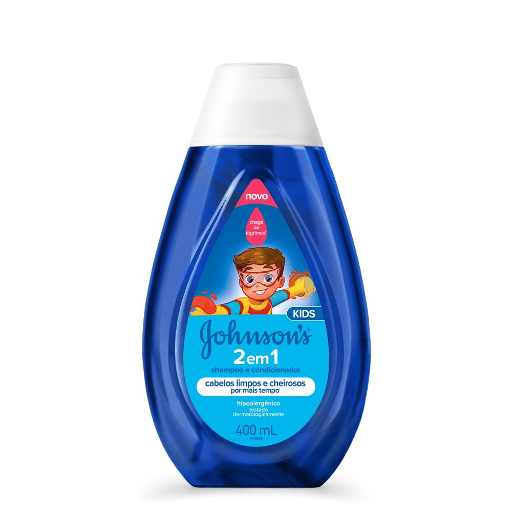 Shampoo 2 em 1 Johnson's Kids - 400ml