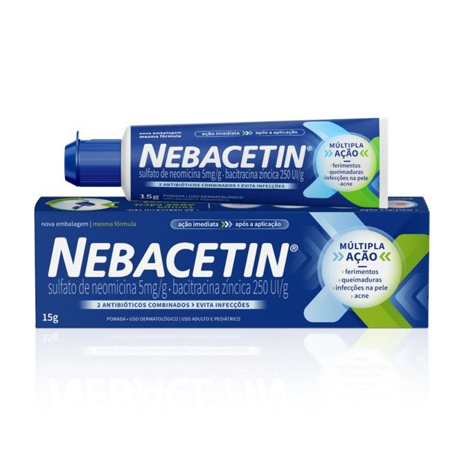 Pomada Nebacetin 15G