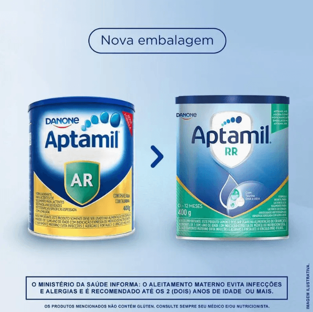 Fórmula Infantil Aptamil RR 0 à 12 meses - 400g - Imagem 3
