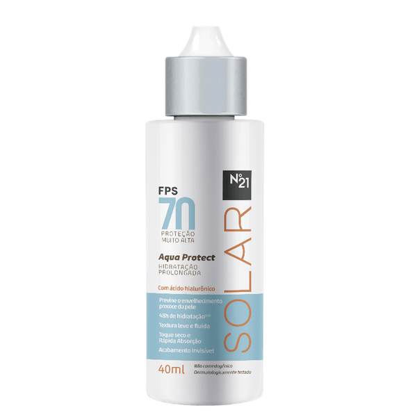 Protetor Solar Facial Fluido N21 FPS70 - 40ml