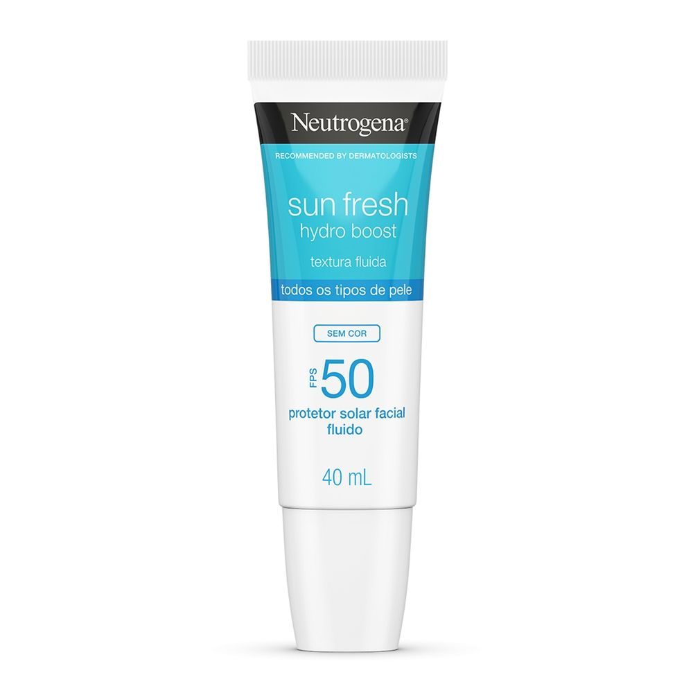Protetor Solar Facial Neutrogena Sun Fresh Hydro Boost FPS 50 Sem Cor 40ml - Imagem 2
