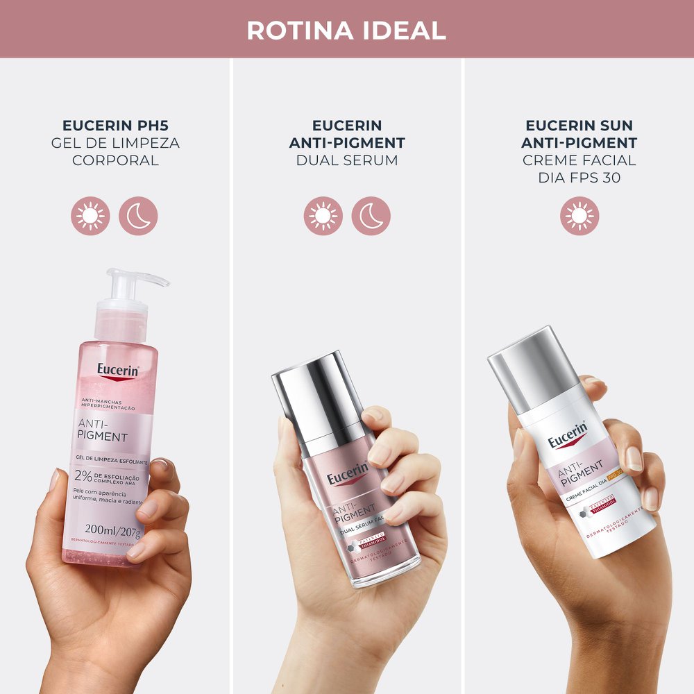 EUCERIN Gel de Limpeza Facial e Corporal 200ml, Anti-Pigment, Esfoliação Suave, Esfoliante, Pele Uniforme - Imagem 8