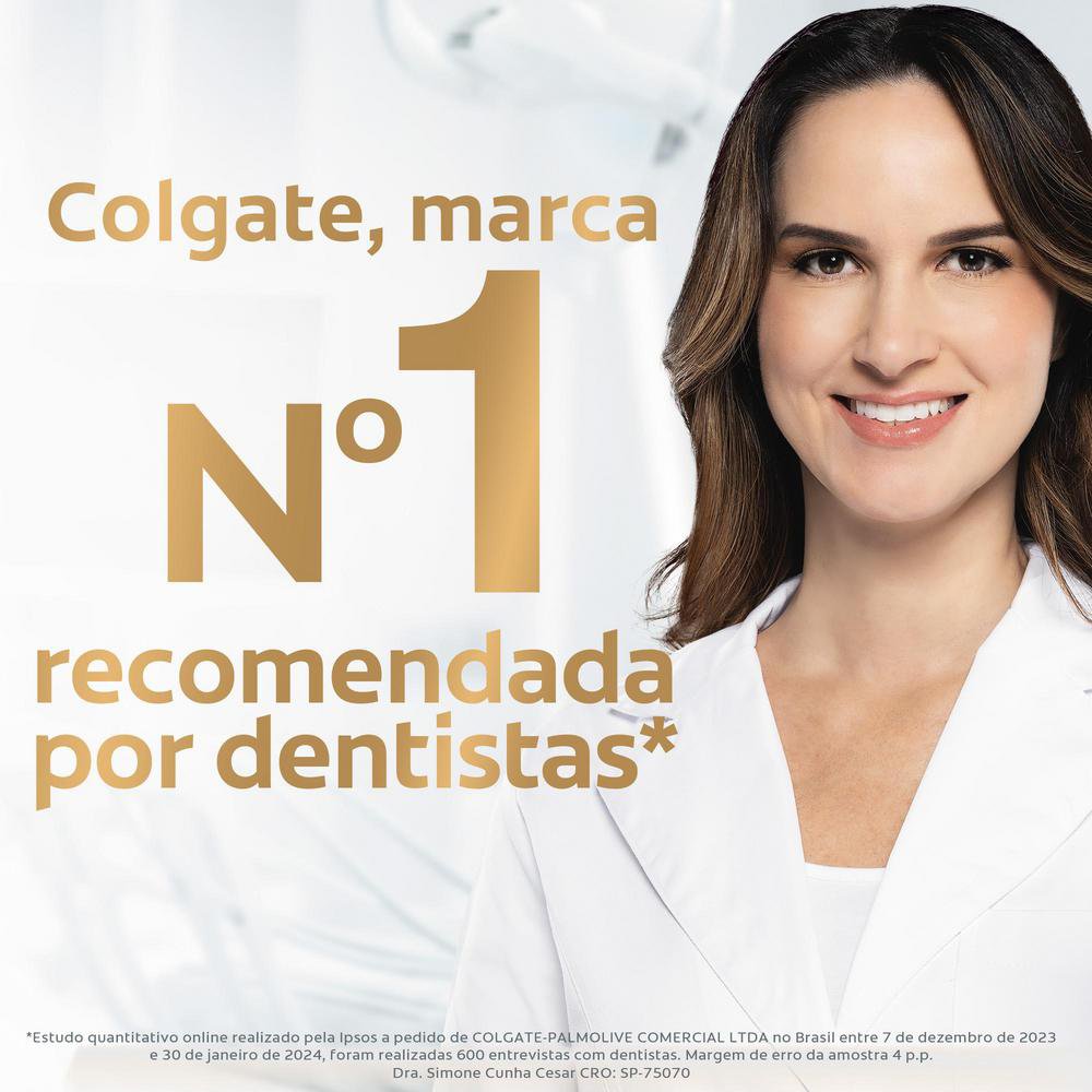 Kit Creme Dental Original Mint Colgate Total Prevenção Ativa 90g - 4 Unidades - Imagem 5