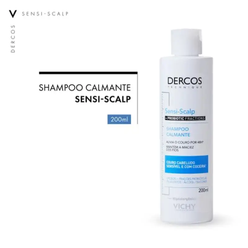 Shampoo Calmante Dercos Sensi-Scalp - 200ml - Imagem 3