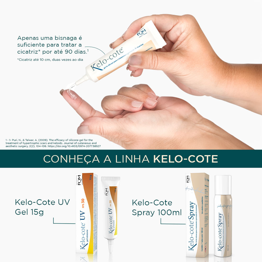 Kelo-Cote Gel Redutor de Cicatrizes - 15g - Imagem 7
