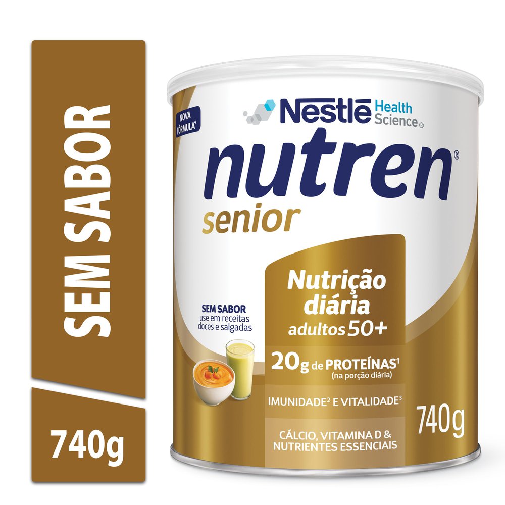 Suplemento Alimentar Nutren Senior Sem Sabor - 740g - Imagem 2