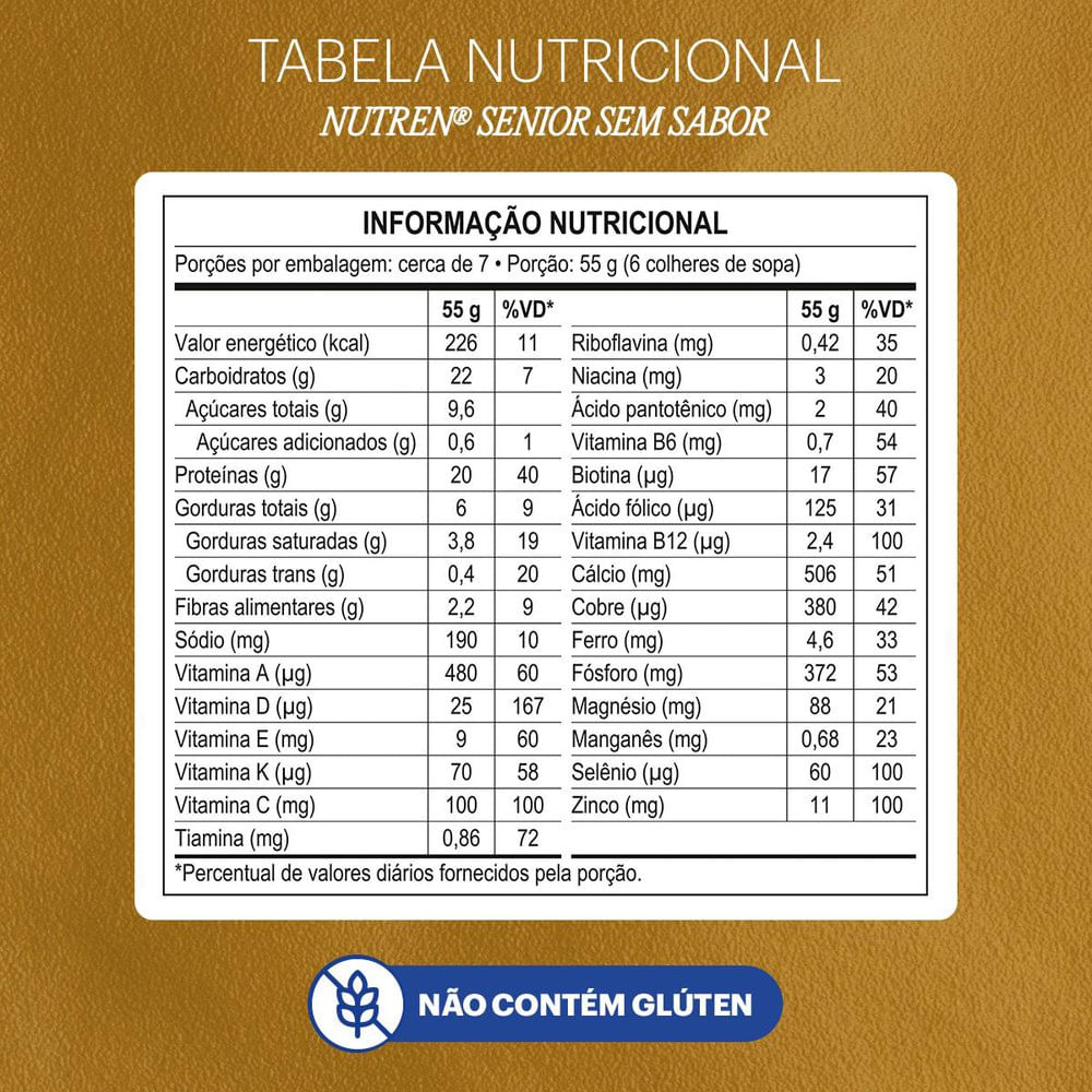 Suplemento Alimentar Nutren Senior Sem Sabor - 740g - Imagem 7
