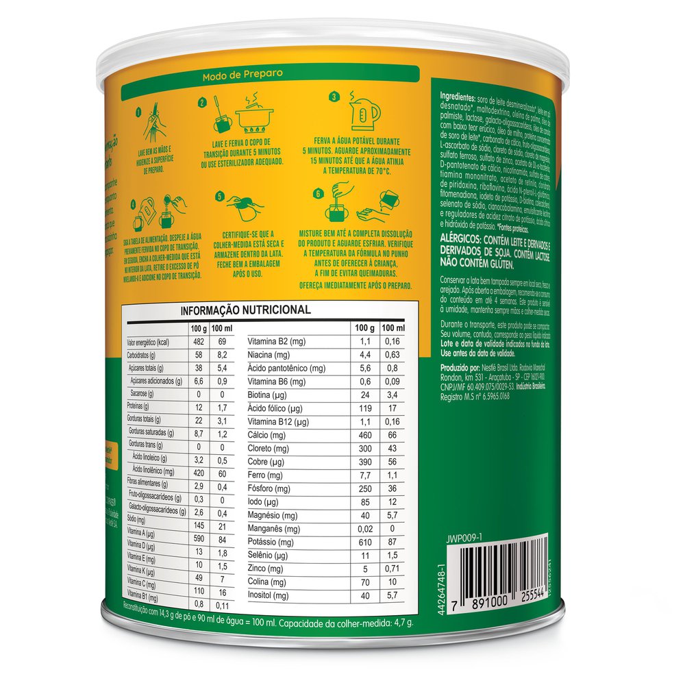 Fórmula Infantil de Primeira Infância Nestonutri 1+ 800g - Imagem 3