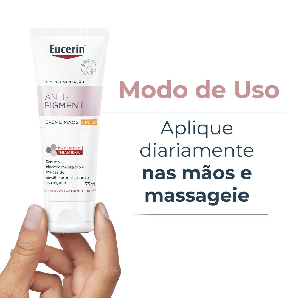 Creme Clareador de Mãos Eucerin Anti-Pigment FPS 30 75ml - Imagem 8