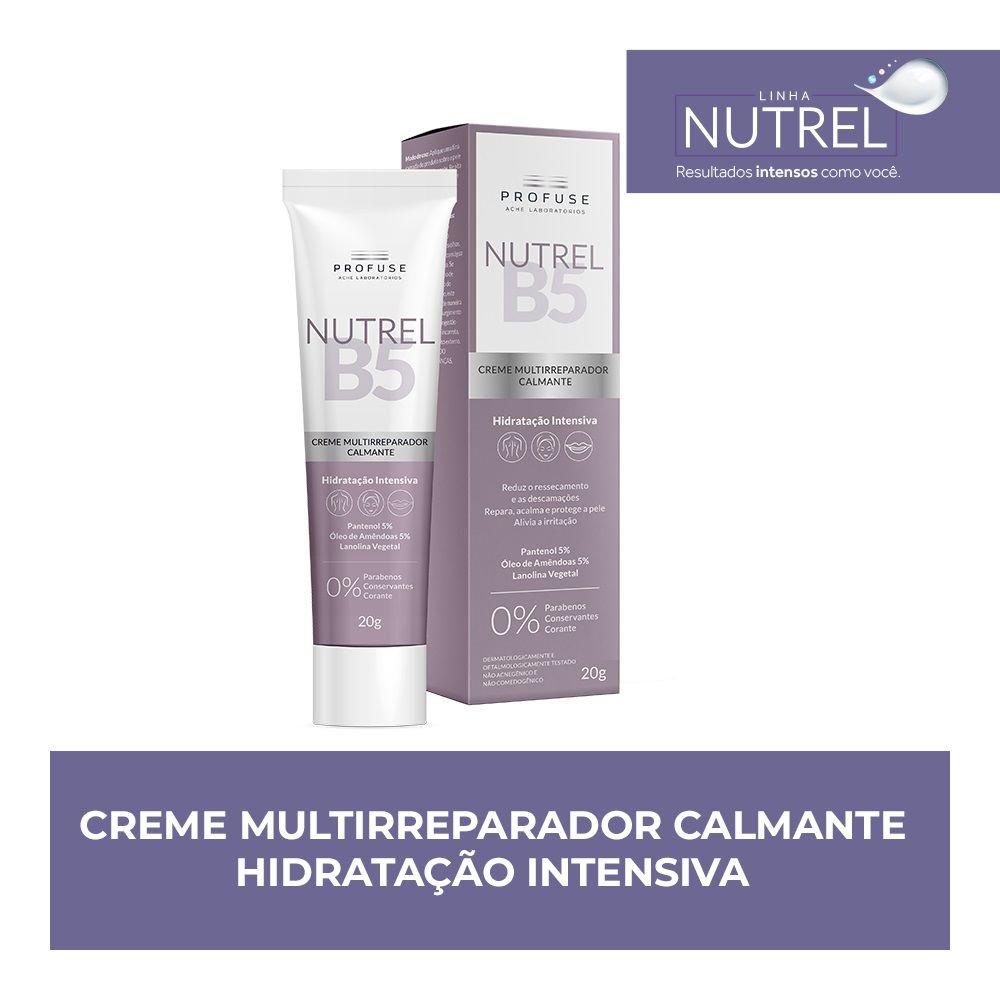 Profuse Nutrel B5 Creme Multirreparador Calmante Corpo e Rosto - 20g
