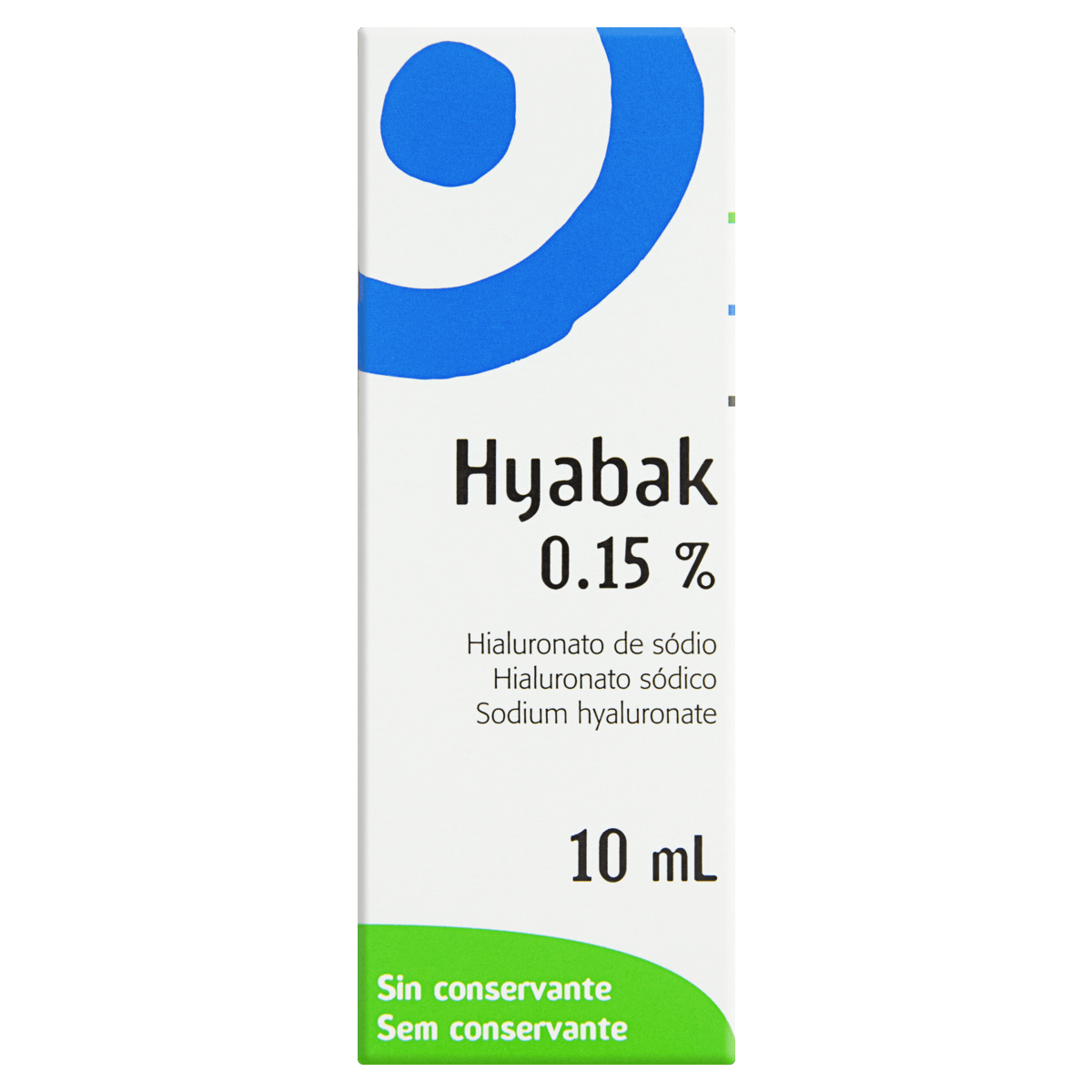 Hyabak 0,15% Solução Oftálmica 10Ml - Genom