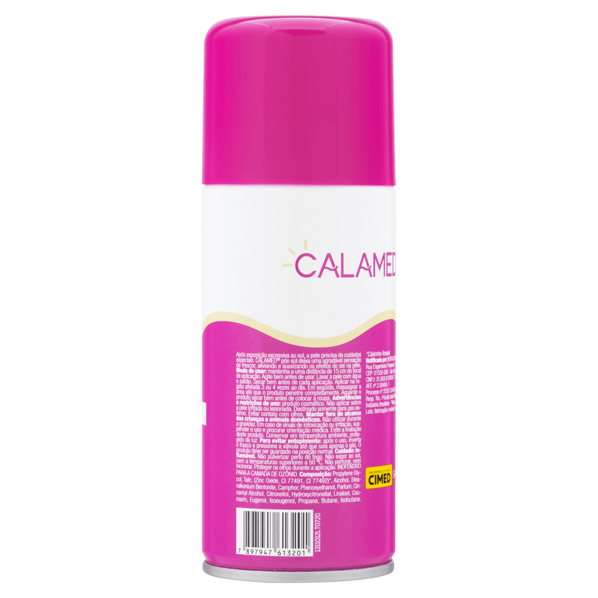 Pós-Sol Aerossol Calamed Frasco 150ml Spray - Imagem 2