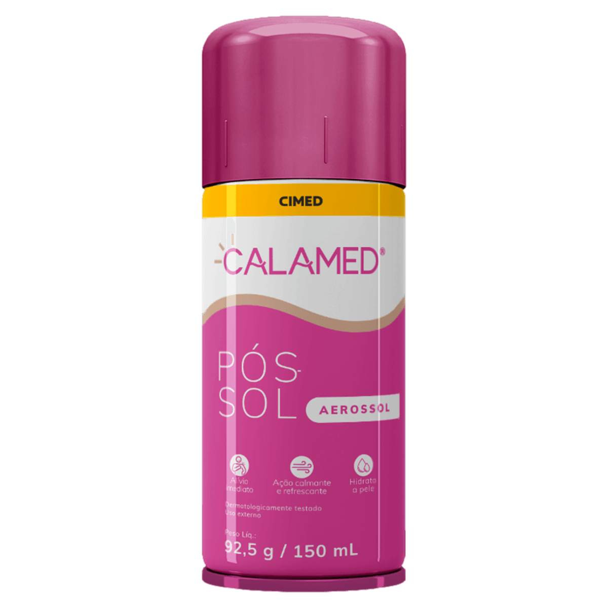Pós-Sol Aerossol Calamed Frasco 150ml Spray - Imagem 3