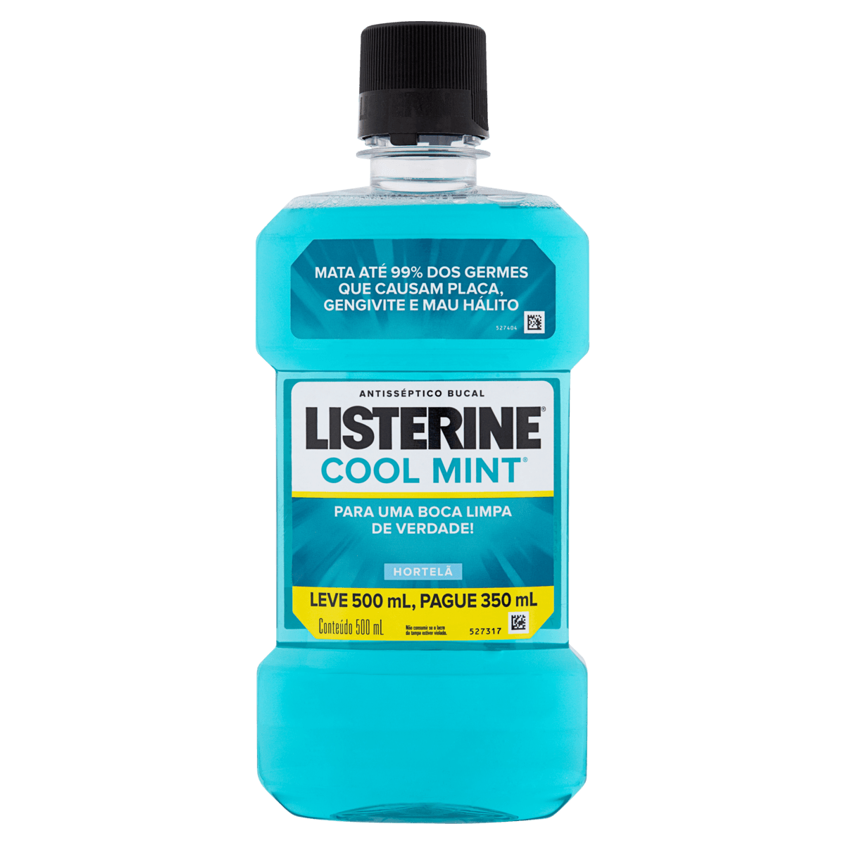 Enxaguante Bucal Hortelã Listerine Cool Mint Frasco Leve 500ml Pague 350ml - Imagem 3