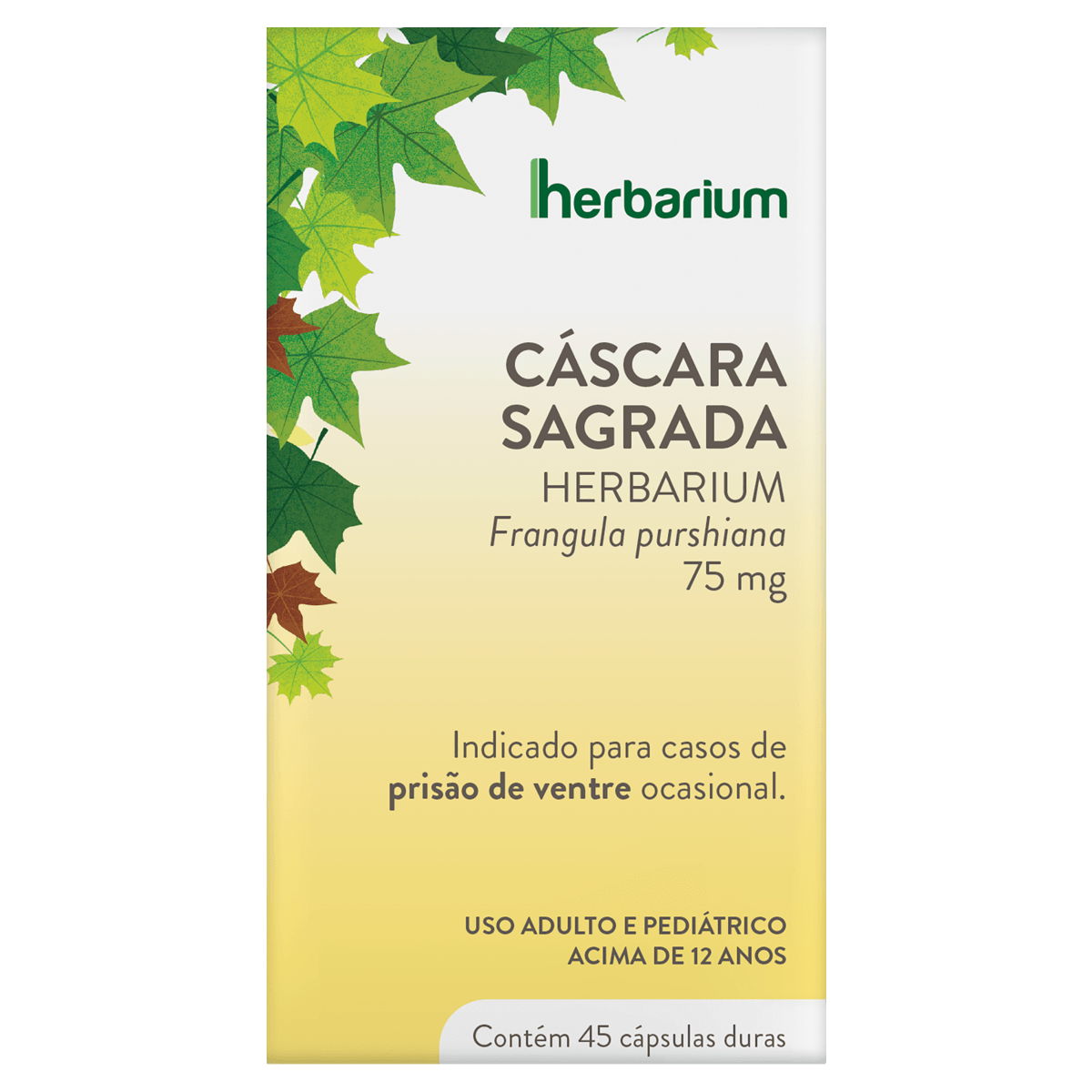 Cáscara Sagrada Herbarium Caixa 45 Cápsulas