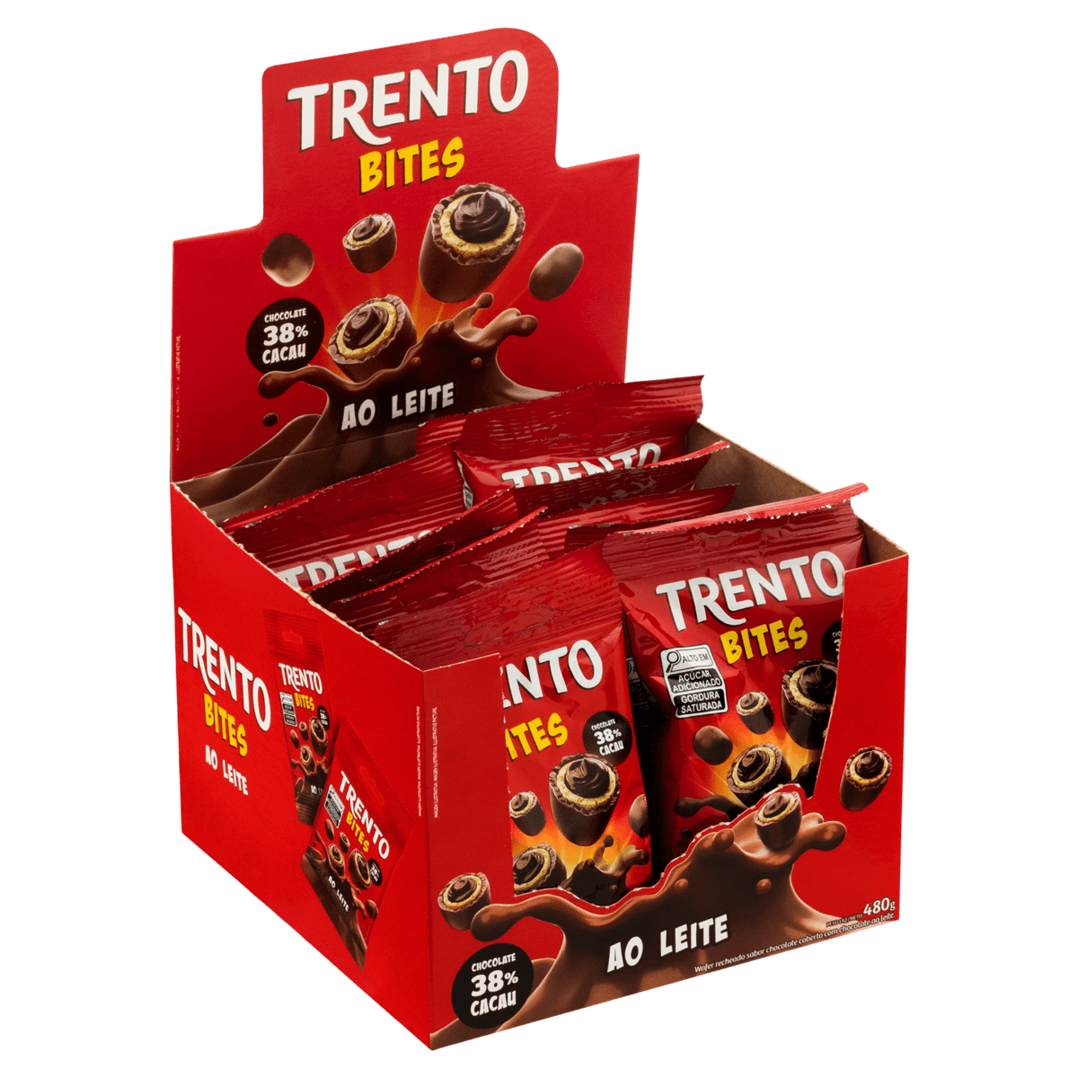 Chocolate Trento Bites ao Leite 40g - Peccin