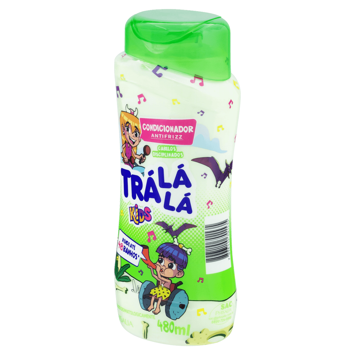 Condicionador Infantil Antifrizz Tra La La Kids 480ml Cabelos Disciplinados