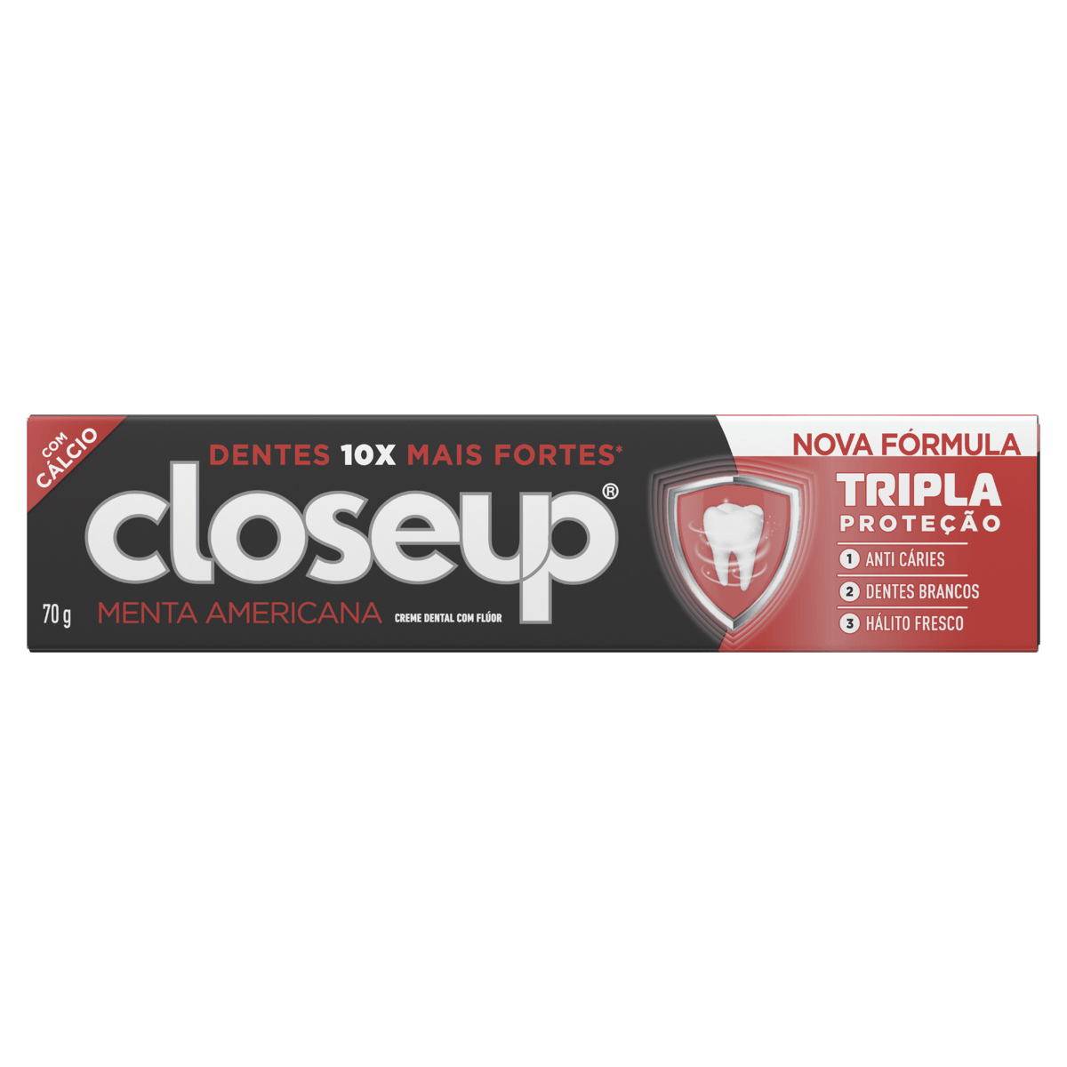 Creme Dental Menta Americana Closeup Tripla Proteção Caixa 70g