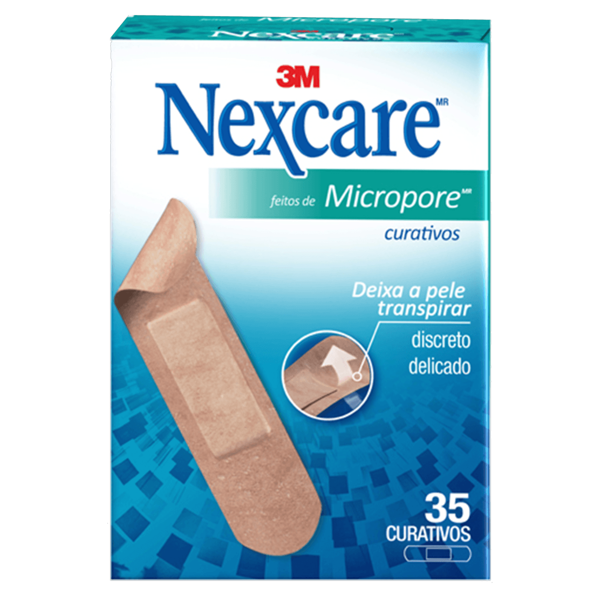 Curativo Micropore Nexcare Caixa 35 Unidades