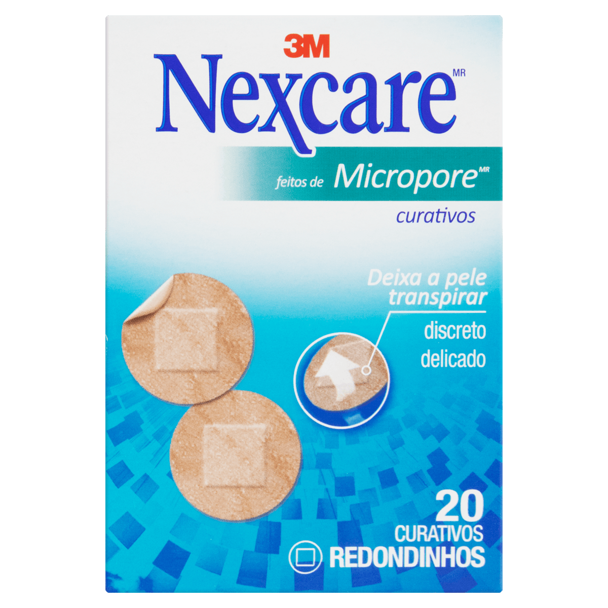 Curativo Micropore Redondo Nexcare Caixa 20 Unidades - Imagem 3