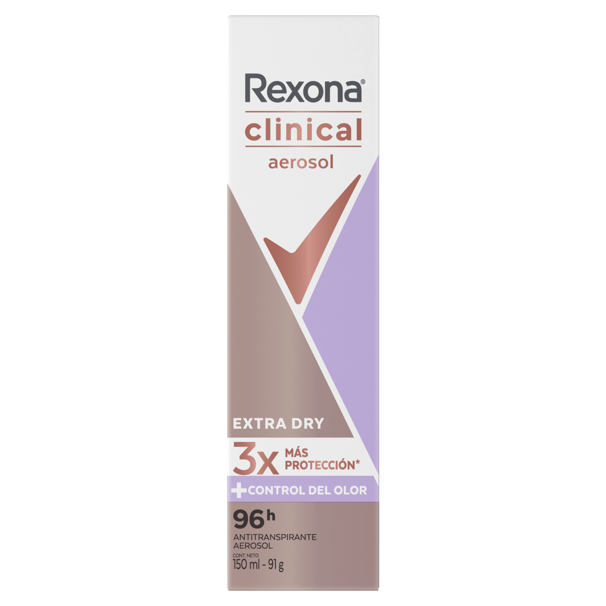 Desodorante Antitranspirante Aerosol Rexona Clinical Extra Dry - 150ml