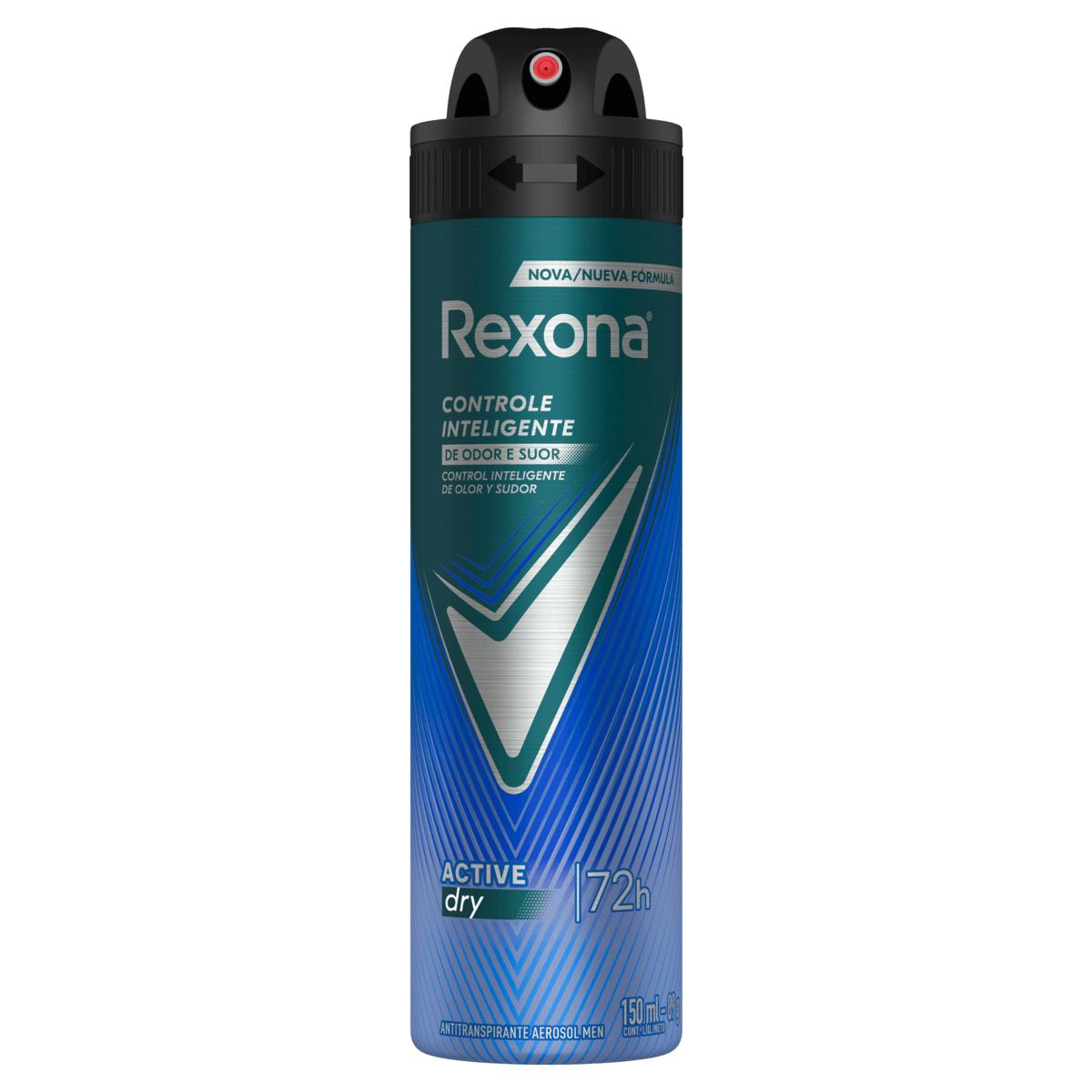 Desodorante Antitranspirante Aerosol Rexona Active Dry - 150ml - Imagem 3