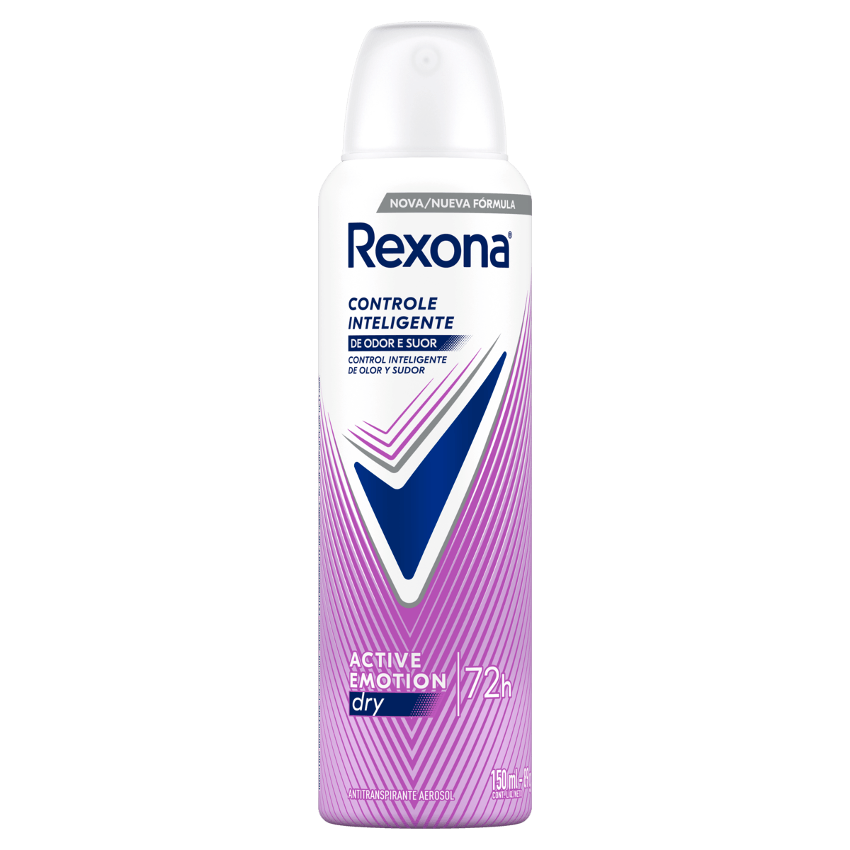 Desodorante Antitranspirante Aerosol Rexona Active Emotion - 150ml - Imagem 3