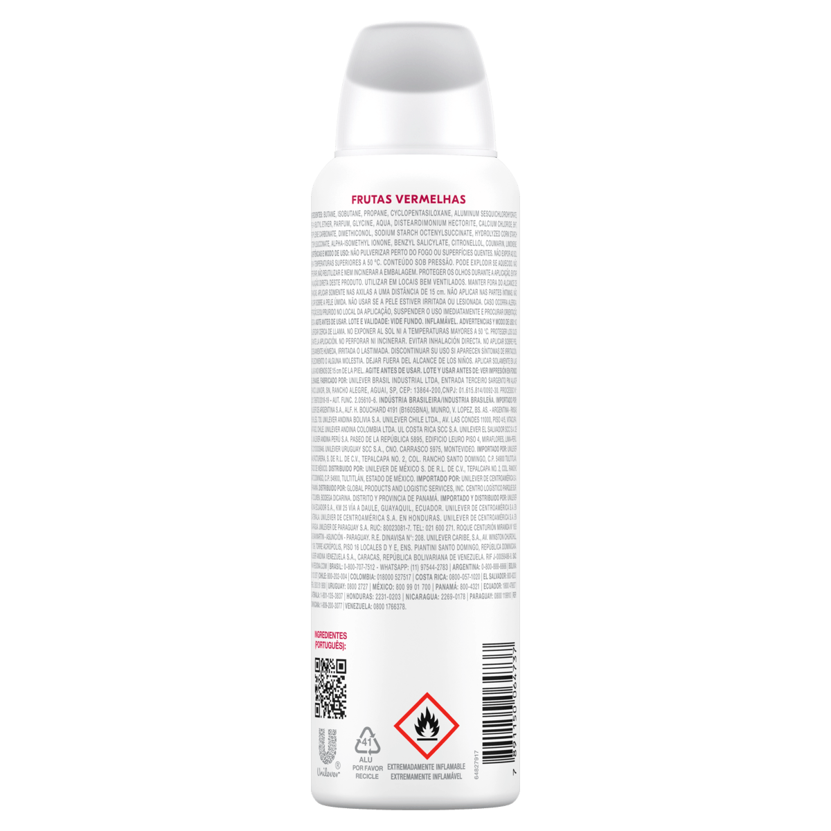 Antitranspirante Aerossol Frutas Vermelhas Rexona 150ml Spray - Imagem 4